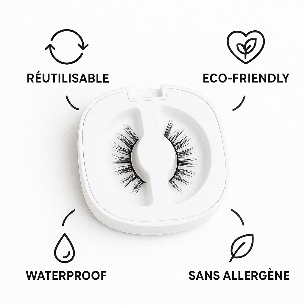 Faux Cils Magnétiques – Regard Sublimé Sans Colle
